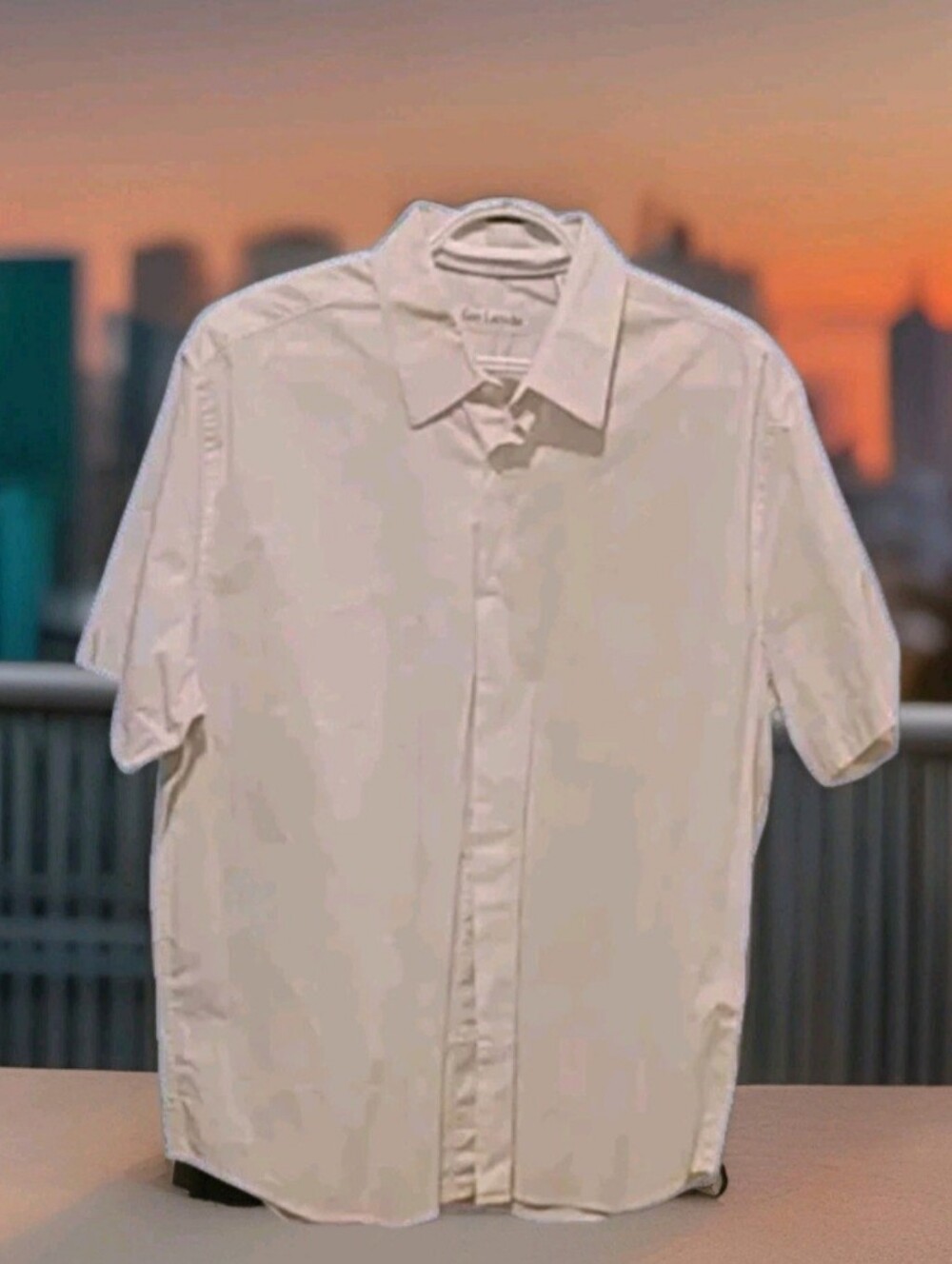 Guy Laroche Paris White Patterned Shirt